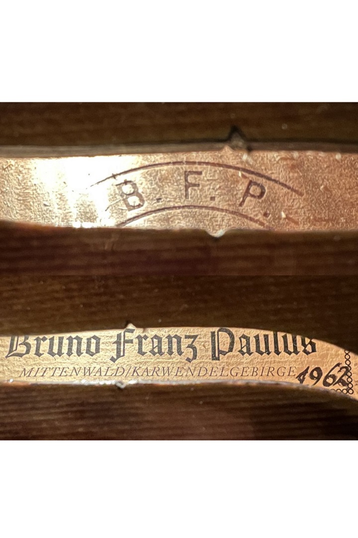 Paulus Bruno Franz - Mittenwald Anno 1962 - G-617
